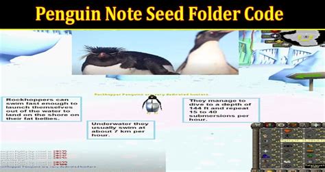 I have put together all the new secret codes of Roblox Penguin Tycoon in this video. . Penguin note seed folder code